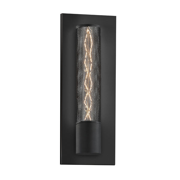 Urban Edge One Light Wall Sconce in Textured Black - available from The Lighting Shoppe, trusted by Canadian homeowners