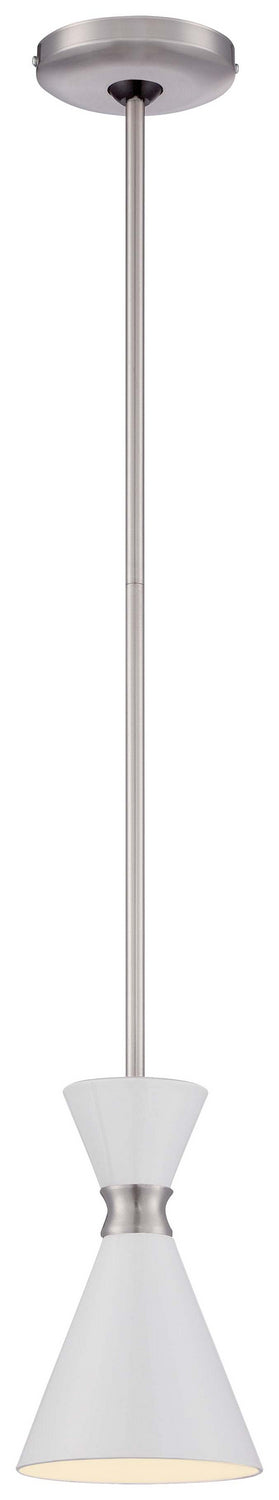 Conic One Light Mini Pendant in Brushed Nickel - available from The Lighting Shoppe, trusted by Canadian homeowners