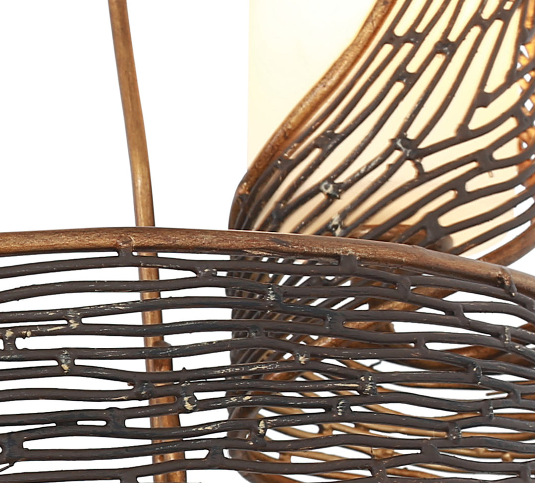 Varaluz - 240C06HO - Six Light Chandelier - Flow - Hammered Ore