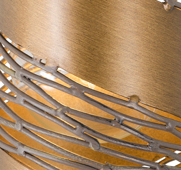 Varaluz - 240M01HO - One Light Mini Pendant - Flow - Hammered Ore