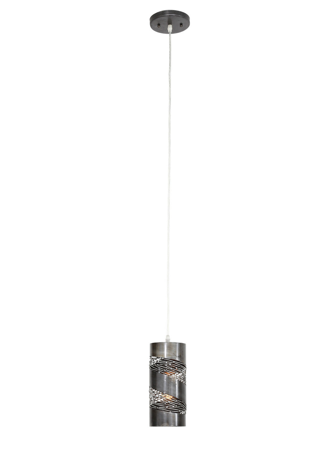 Varaluz - 240M01SL - One Light Mini Pendant - Flow - Steel