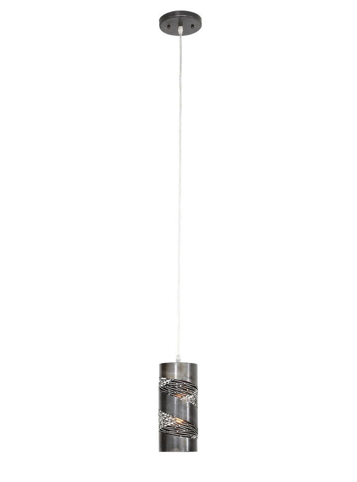 Varaluz - 240M01SL - One Light Mini Pendant - Flow - Steel