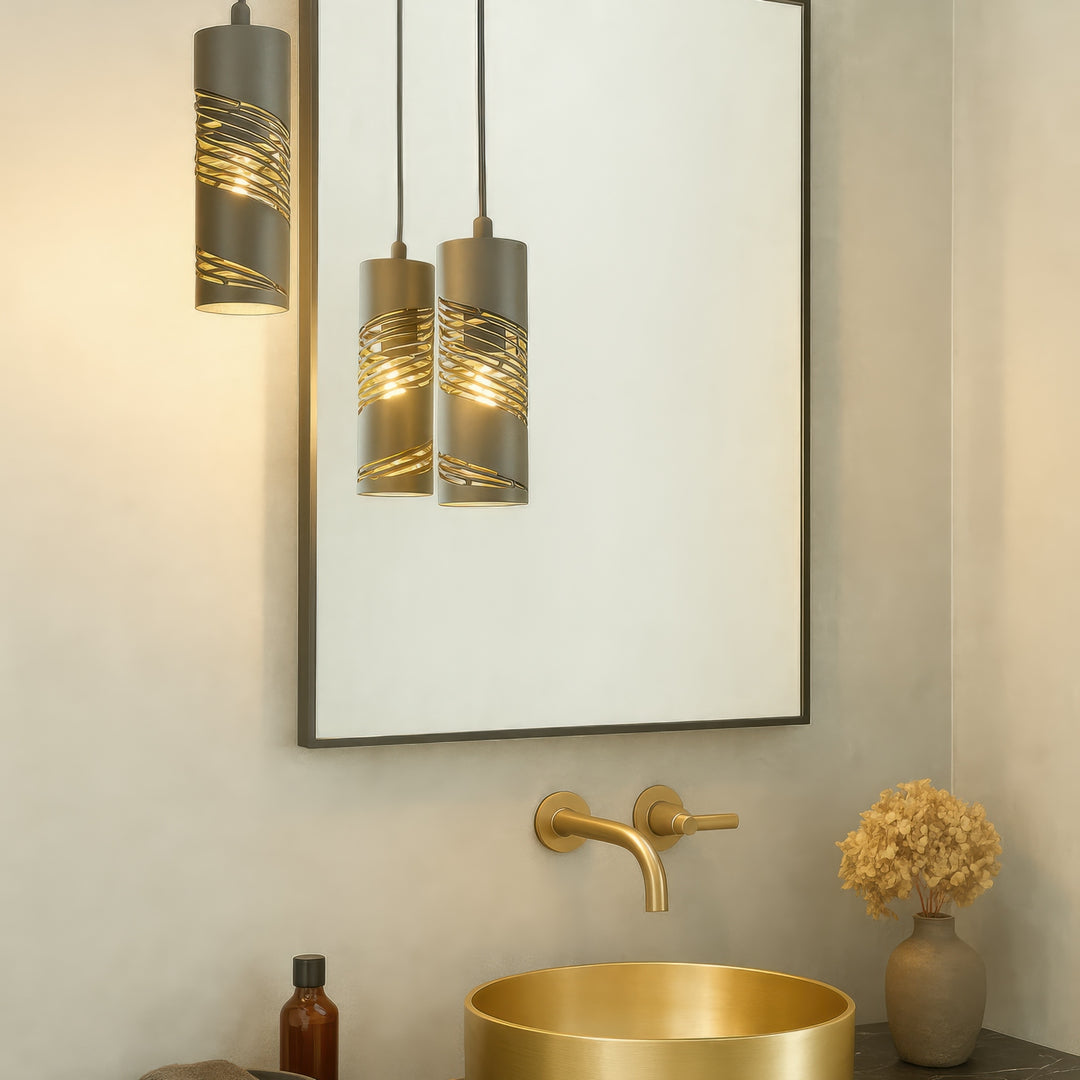 Varaluz - 240M01SL - One Light Mini Pendant - Flow - Steel