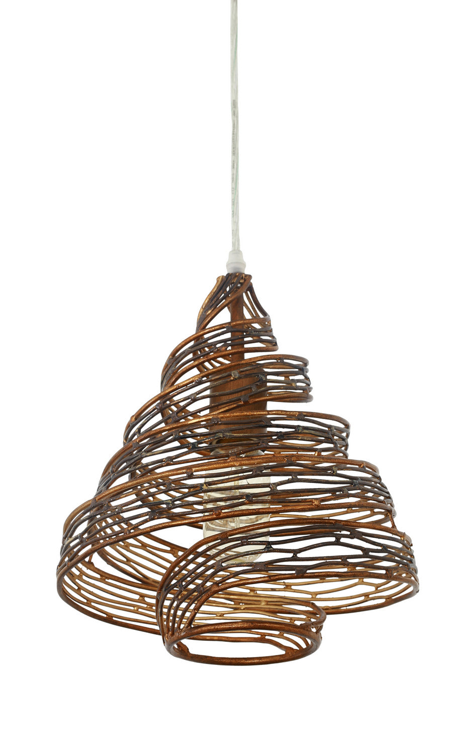 Varaluz - 240P01HO - One Light Mini Pendant - Flow - Hammered Ore