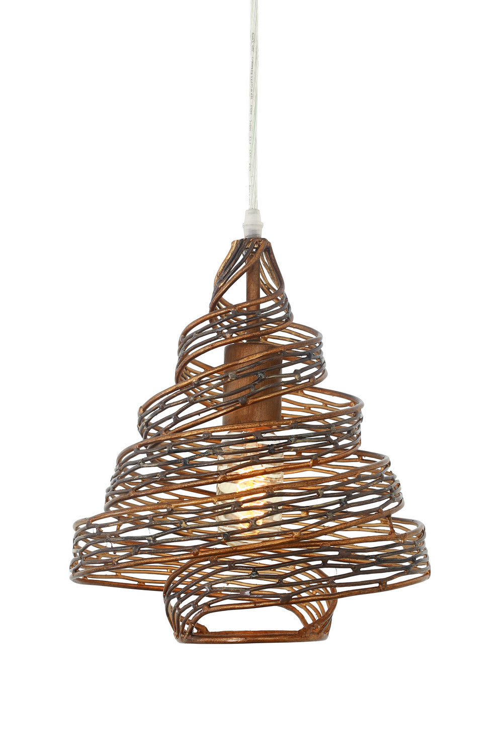 Varaluz - 240P01HO - One Light Mini Pendant - Flow - Hammered Ore