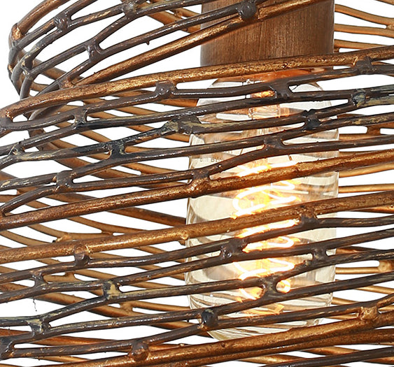 Varaluz - 240P01HO - One Light Mini Pendant - Flow - Hammered Ore