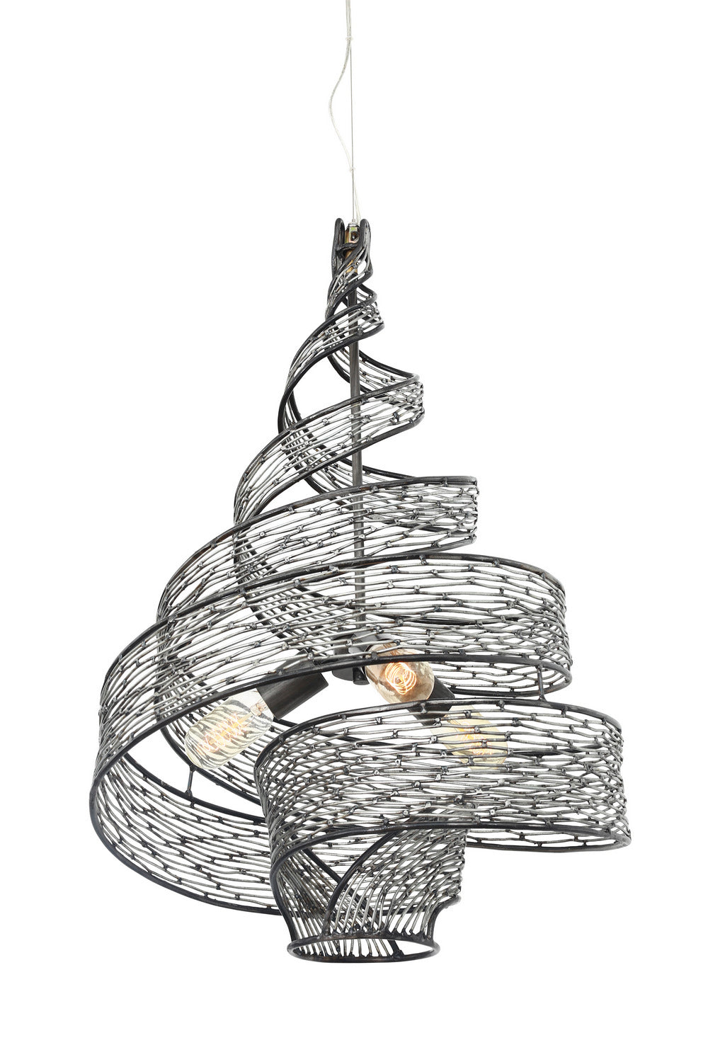 Varaluz - 240P03SL - Three Light Pendant - Flow - Steel