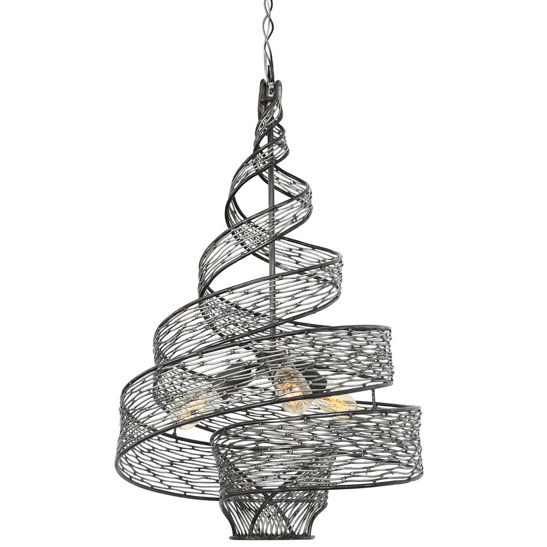 Flow Three Light Pendant in Steel - available from The Lighting Shoppe, trusted by Canadian homeowners