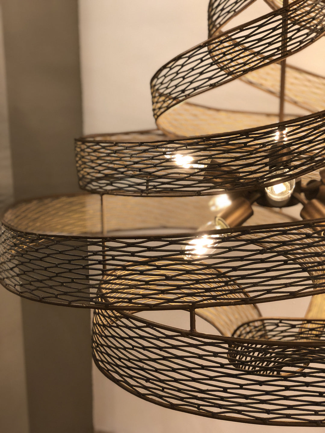 Varaluz - 240P06HO - Six Light Pendant - Flow - Hammered Ore