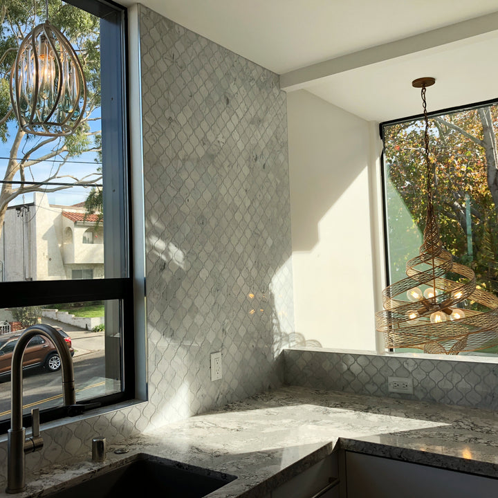 Varaluz - 240P06HO - Six Light Pendant - Flow - Hammered Ore