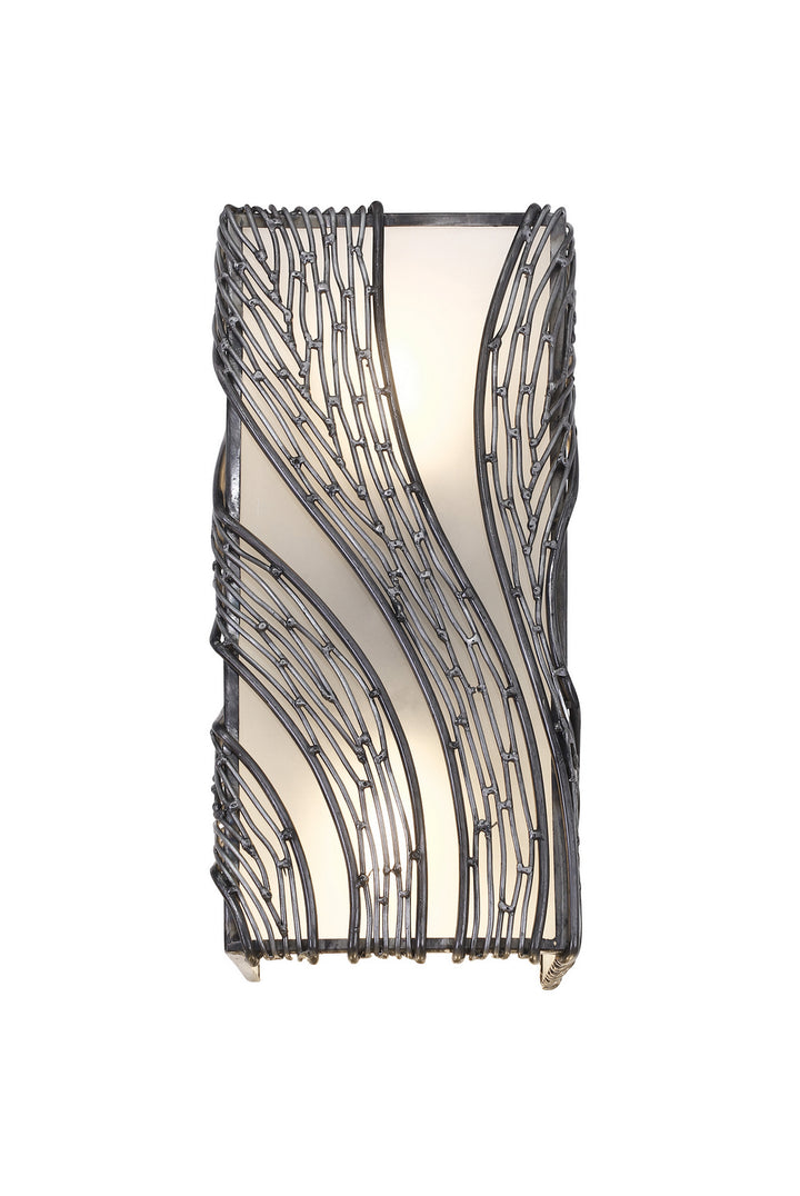 Varaluz - 240W02SL - Two Light Wall Sconce - Flow - Steel