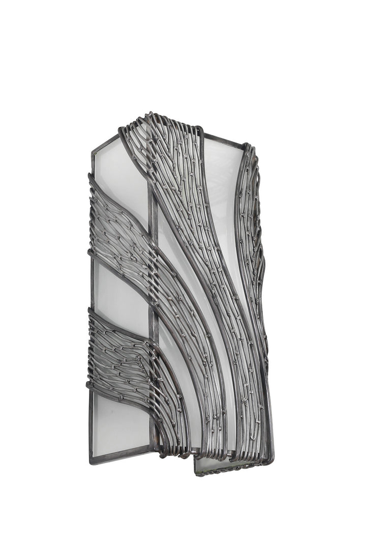 Varaluz - 240W02SL - Two Light Wall Sconce - Flow - Steel