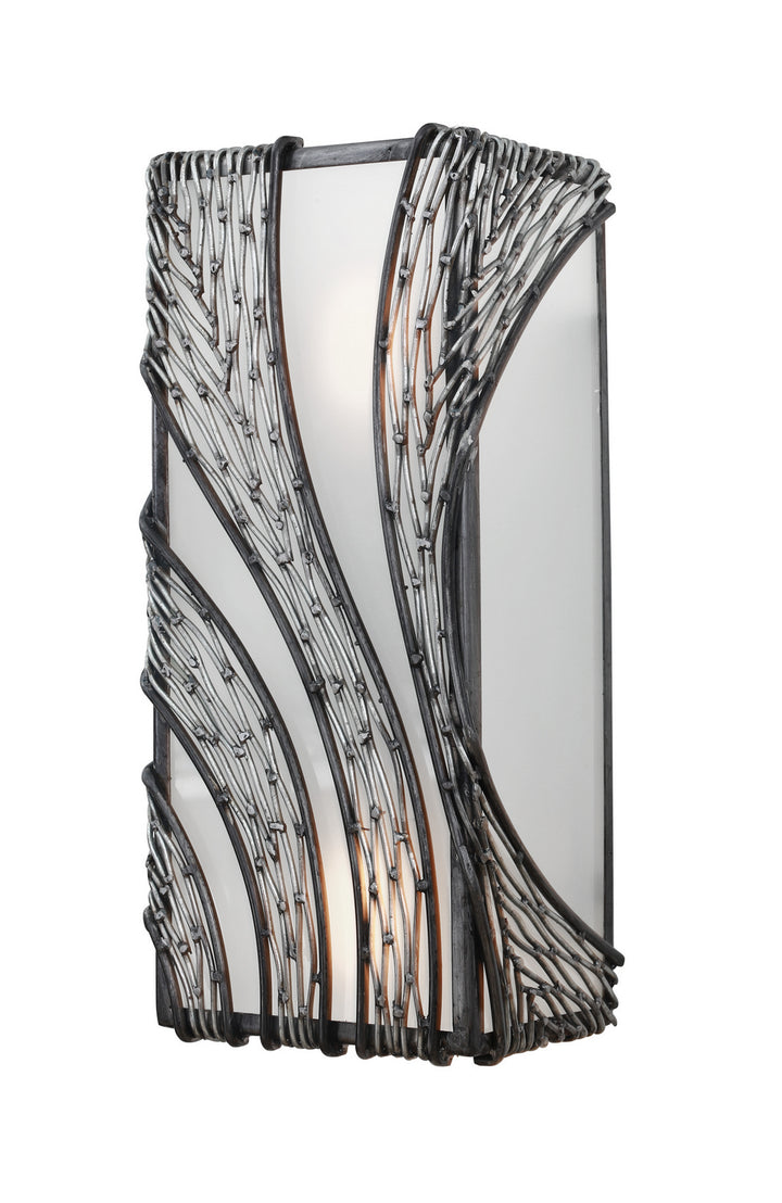 Varaluz - 240W02SL - Two Light Wall Sconce - Flow - Steel