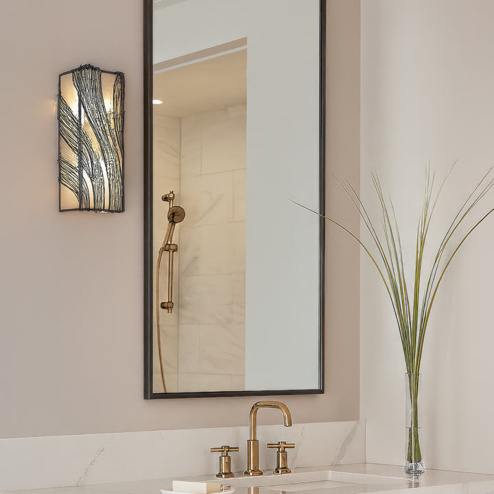 Varaluz - 240W02SL - Two Light Wall Sconce - Flow - Steel