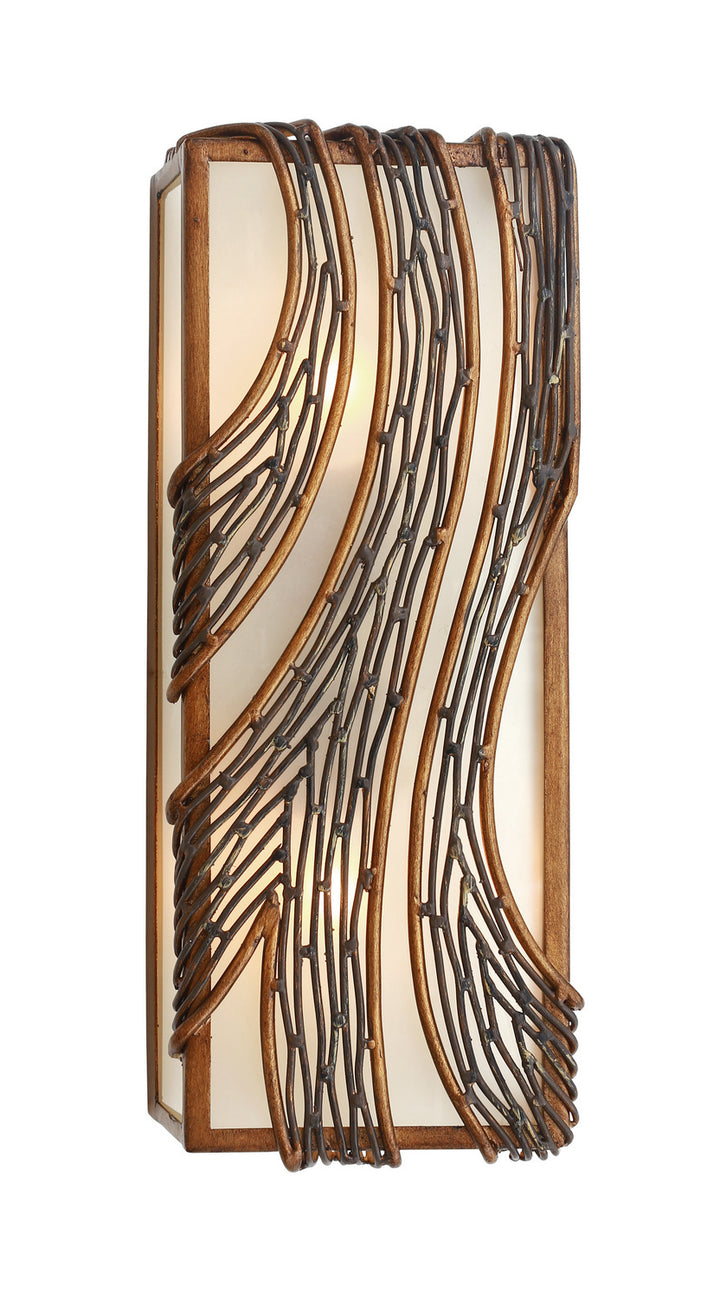 Varaluz - 240W03HO - Three Light Wall Sconce - Flow - Hammered Ore