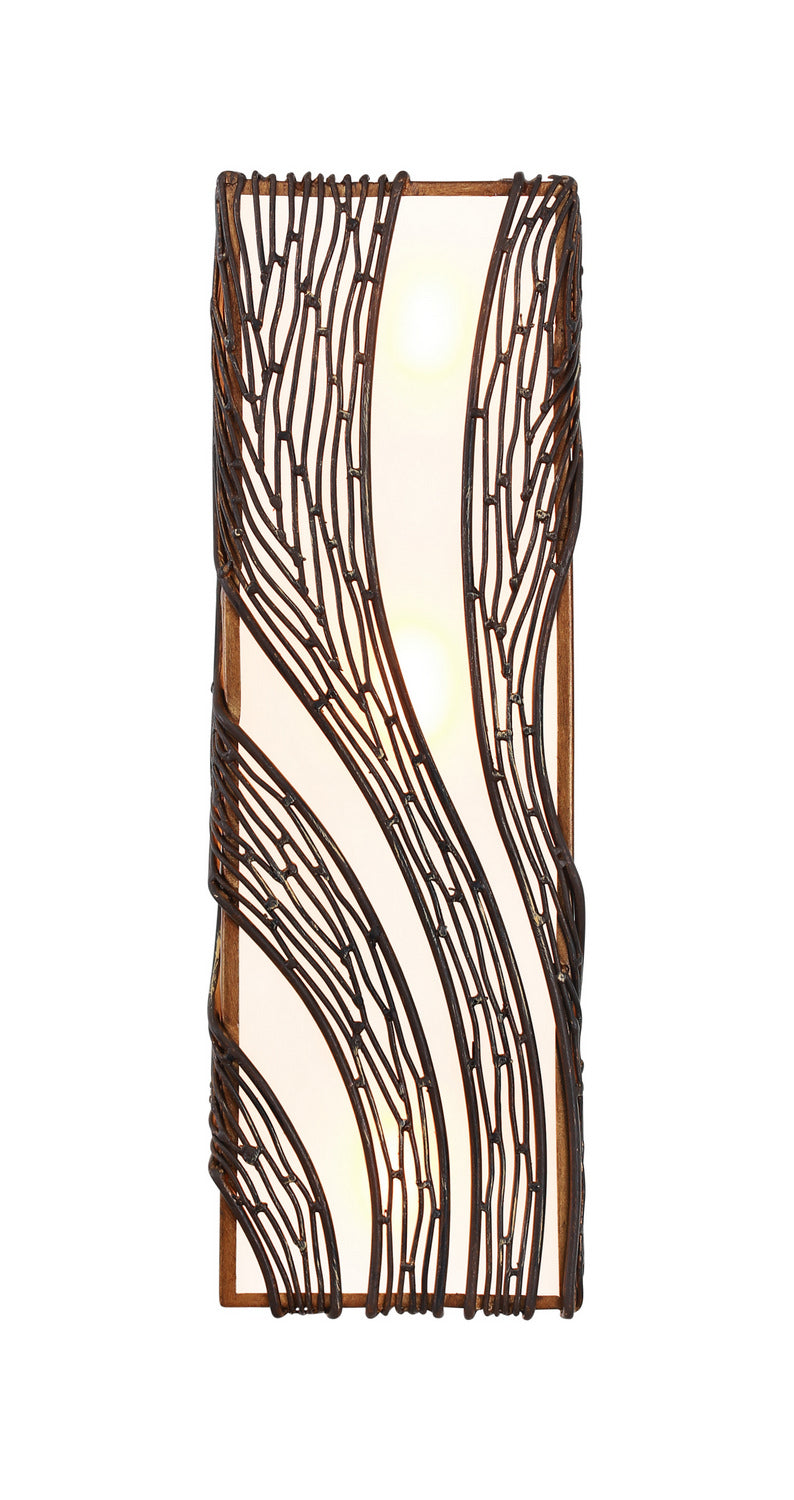 Varaluz - 240W03HO - Three Light Wall Sconce - Flow - Hammered Ore