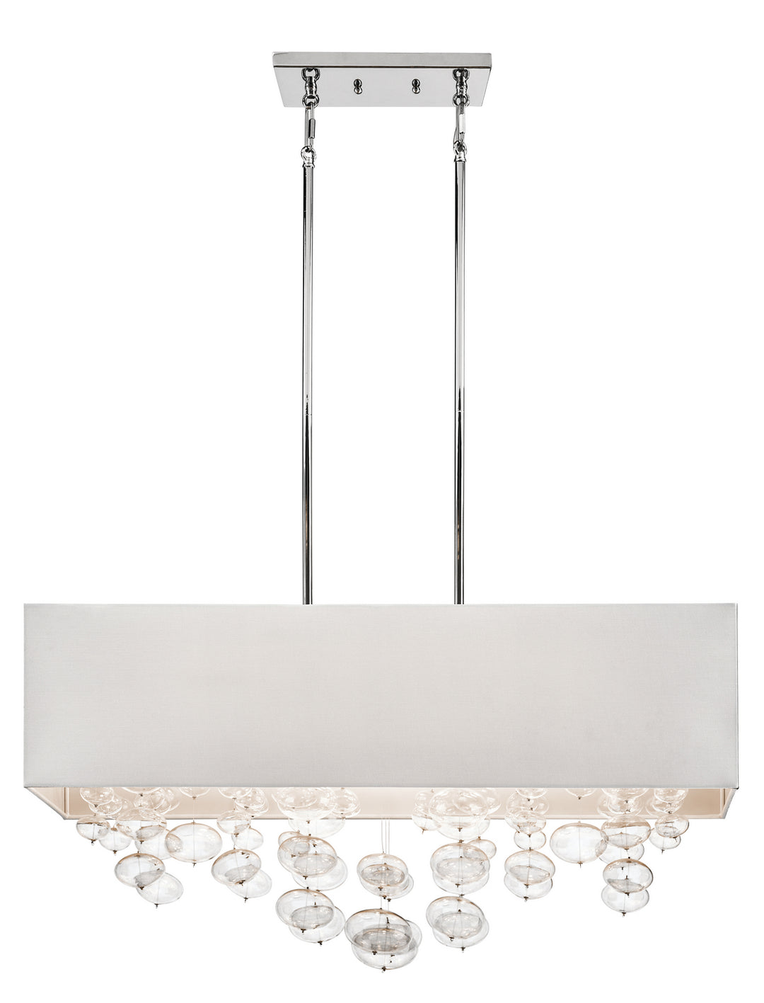 Kichler Canada - 83248 - Six Light Linear Chandelier - Piatt - Chrome