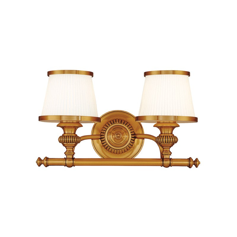 Hudson Valley Canada - 2002-FB - Two Light Bath Bracket - Milton - Flemish Brass