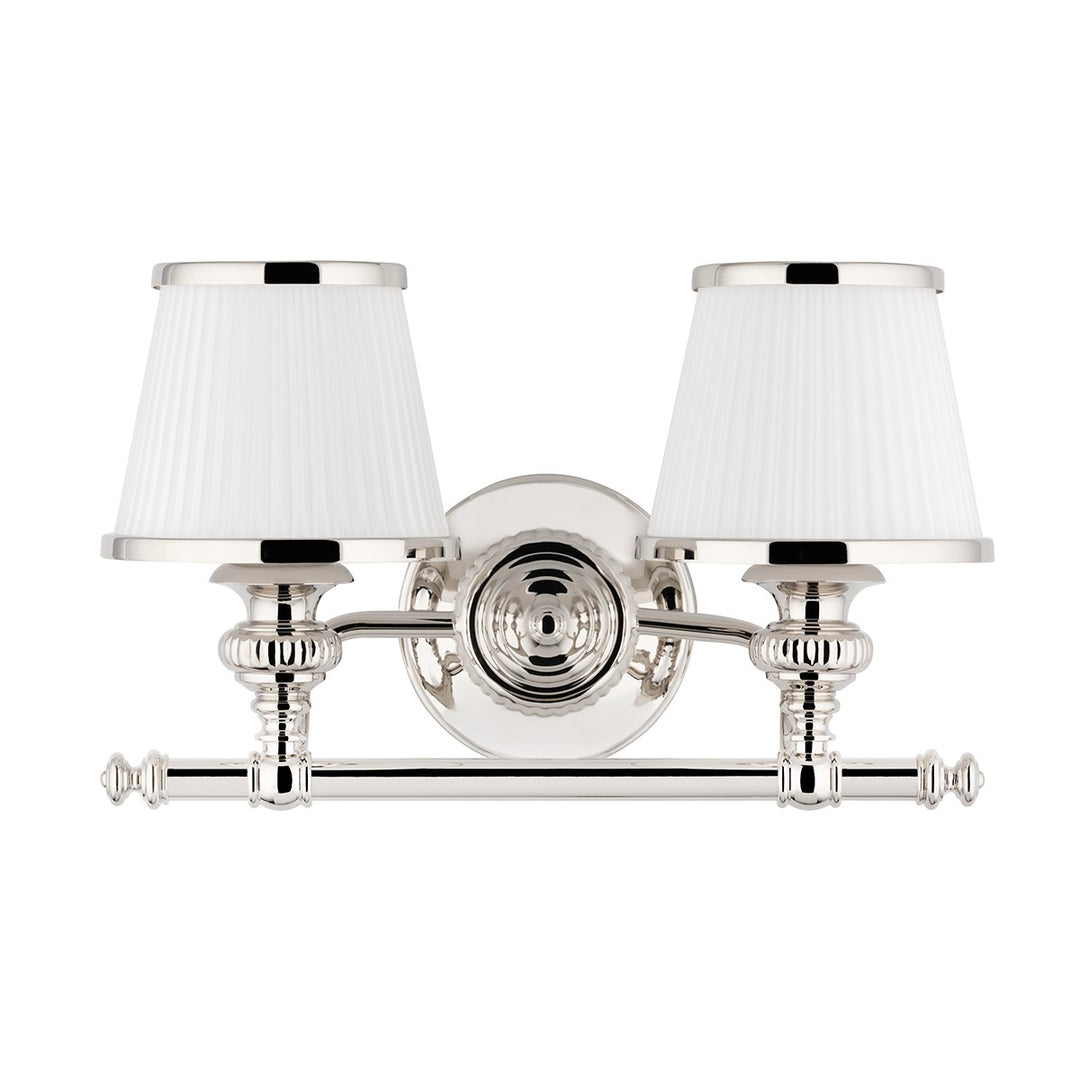 Hudson Valley Canada - 2002-PN - Two Light Bath Bracket - Milton - Polished Nickel