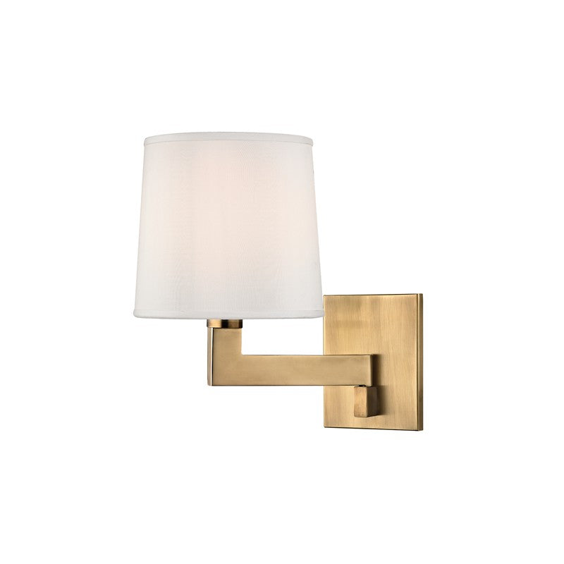 Hudson Valley Canada - 5931-AGB - One Light Wall Sconce - Fairport - Aged Brass