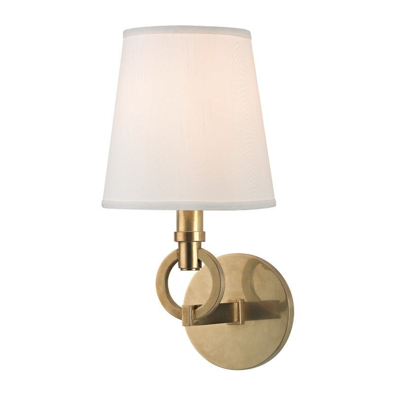Hudson Valley Canada - 611-AGB - One Light Wall Sconce - Malibu - Aged Brass