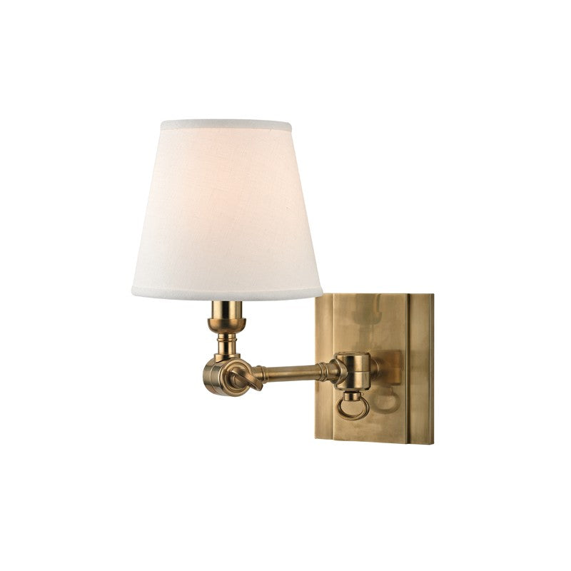 Hudson Valley Canada - 6231-AGB - One Light Wall Sconce - Hillsdale - Aged Brass
