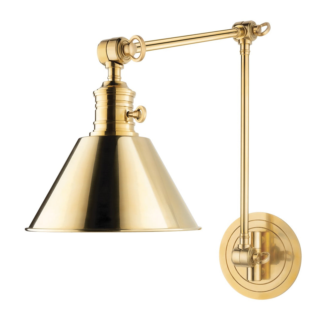 Hudson Valley Canada - 8323-AGB - One Light Wall Sconce - Garden City - Aged Brass