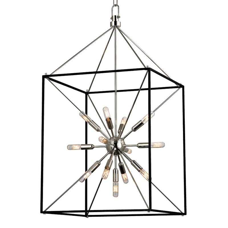 Hudson Valley Canada - 8920-PN - 13 Light Lantern - Glendale - Polished Nickel