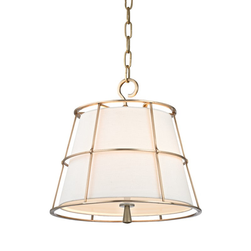 Savona Two Light Pendant in Aged Brass - available from The Lighting Shoppe, trusted by Canadian homeowners
