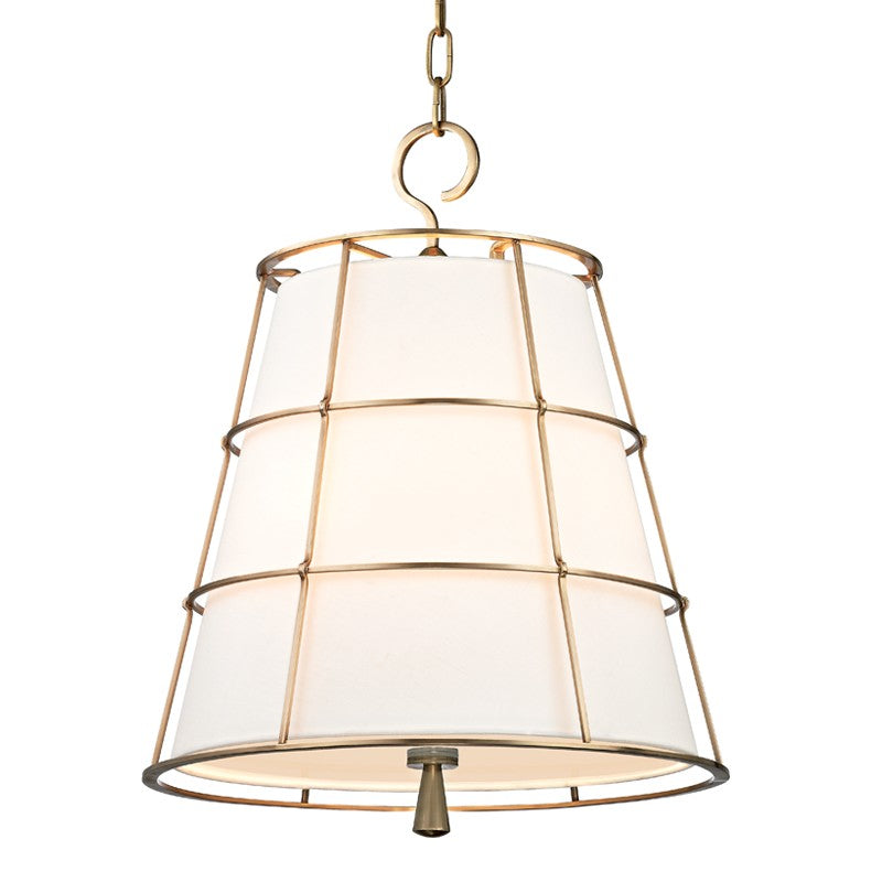 Savona Three Light Pendant in Aged Brass - available from The Lighting Shoppe, trusted by Canadian homeowners