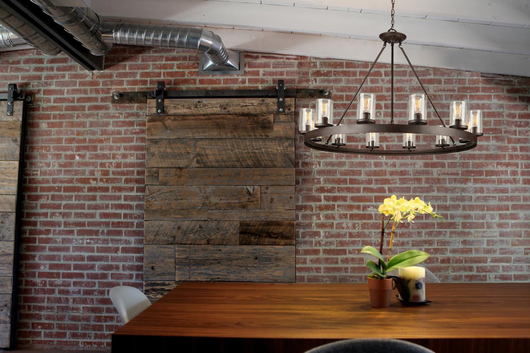 Artcraft Canada - AC10002 - 12 Light Chandelier - Menlo Park - Oil Rubbed Bronze