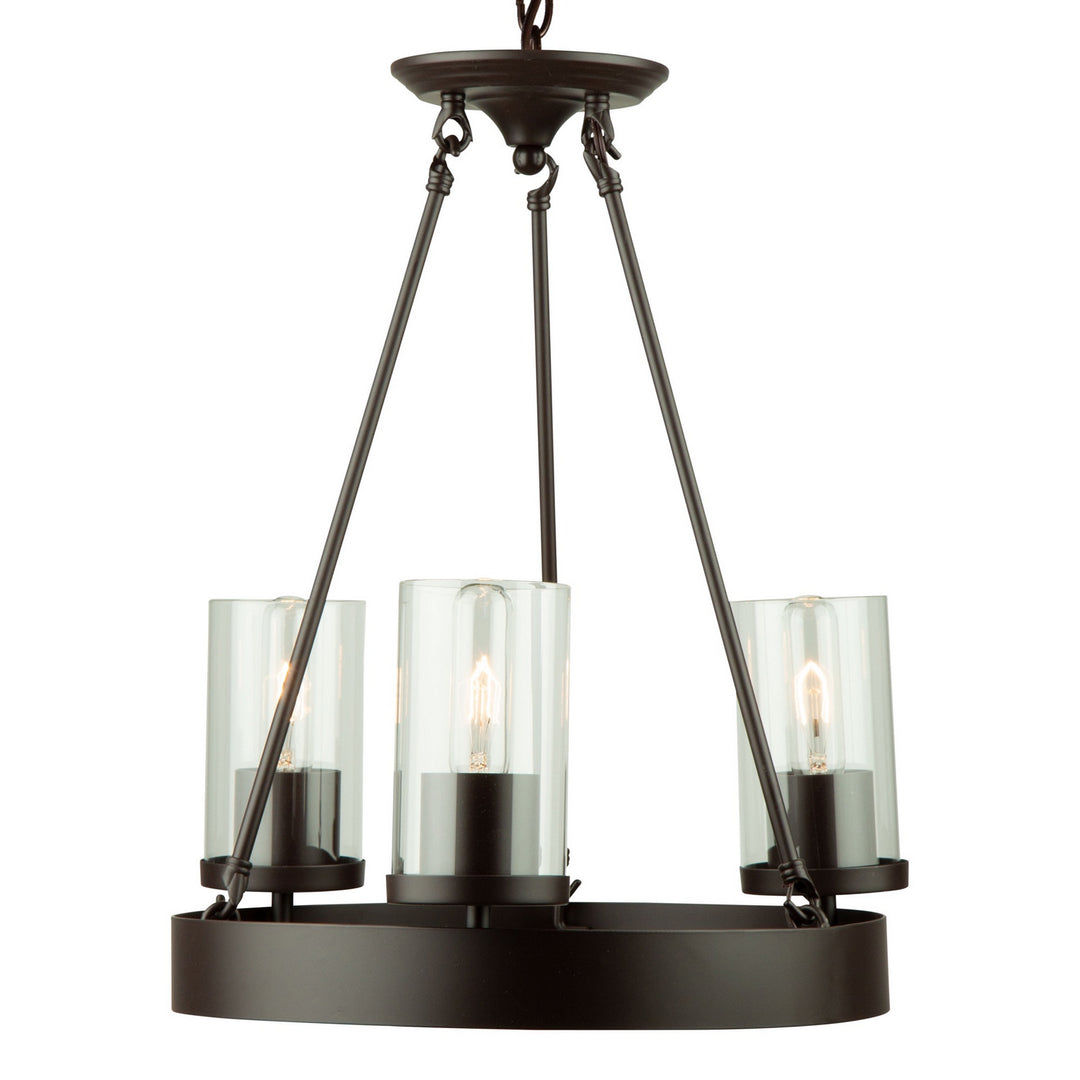 Artcraft Canada - AC10003 - Three Light Chandelier - Menlo Park - Oil Rubbed Bronze