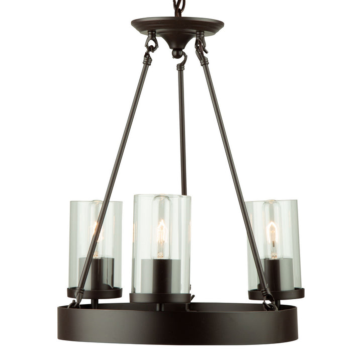 Artcraft Canada - AC10003 - Three Light Chandelier - Menlo Park - Oil Rubbed Bronze