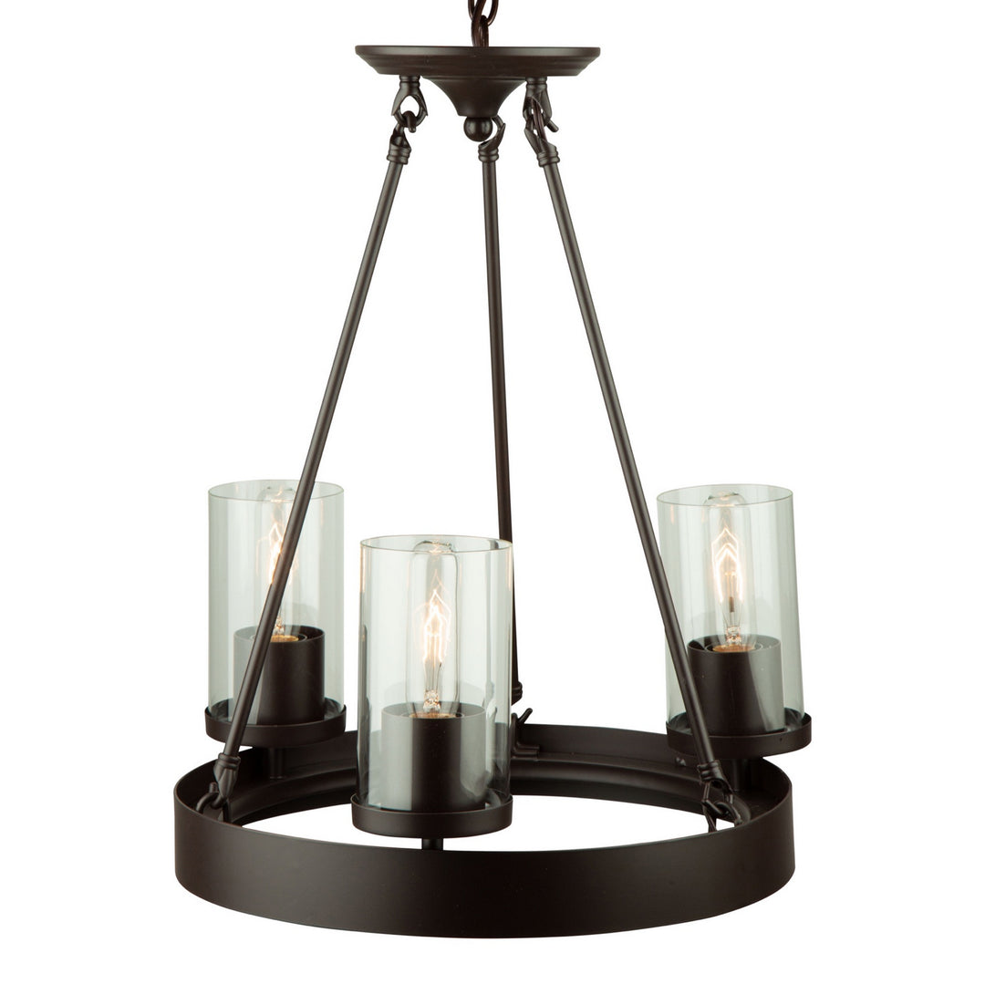 Artcraft Canada - AC10003 - Three Light Chandelier - Menlo Park - Oil Rubbed Bronze