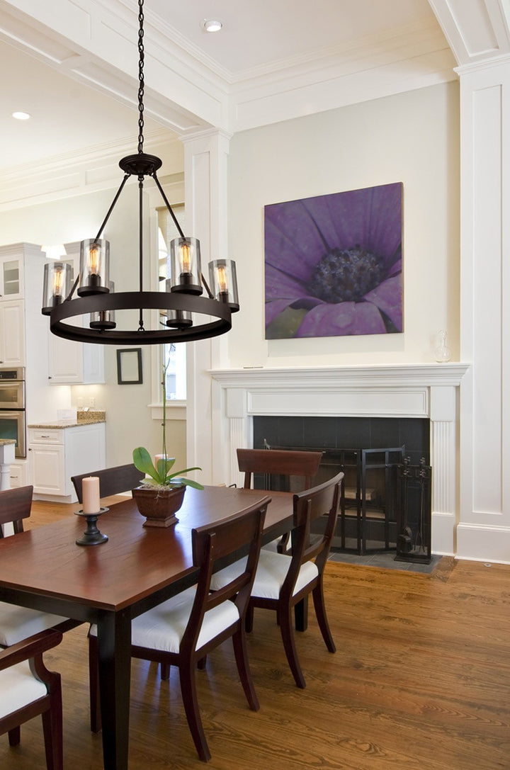Artcraft Canada - AC10006 - Six Light Chandelier - Menlo Park - Oil Rubbed Bronze