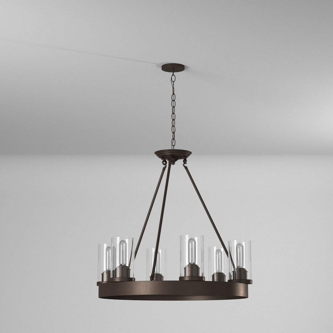 Artcraft Canada - AC10006 - Six Light Chandelier - Menlo Park - Oil Rubbed Bronze
