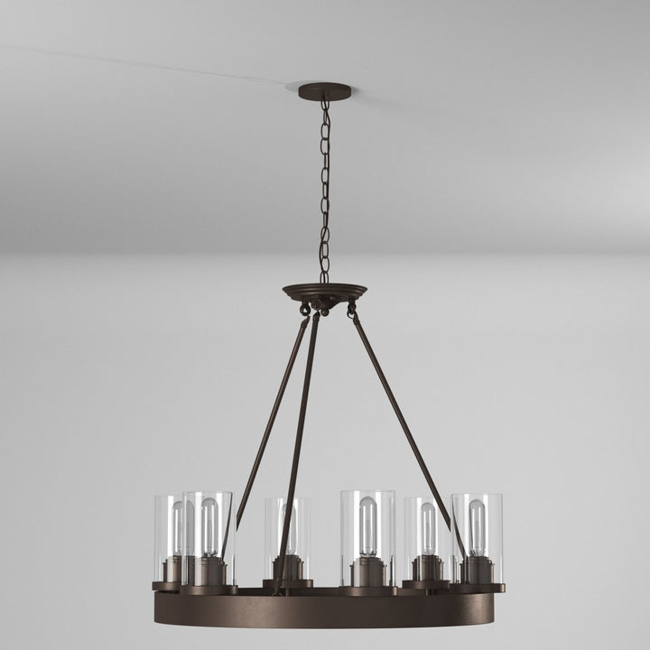 Artcraft Canada - AC10006 - Six Light Chandelier - Menlo Park - Oil Rubbed Bronze