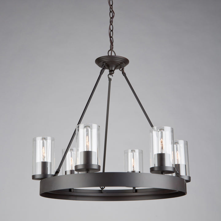 Artcraft Canada - AC10006 - Six Light Chandelier - Menlo Park - Oil Rubbed Bronze