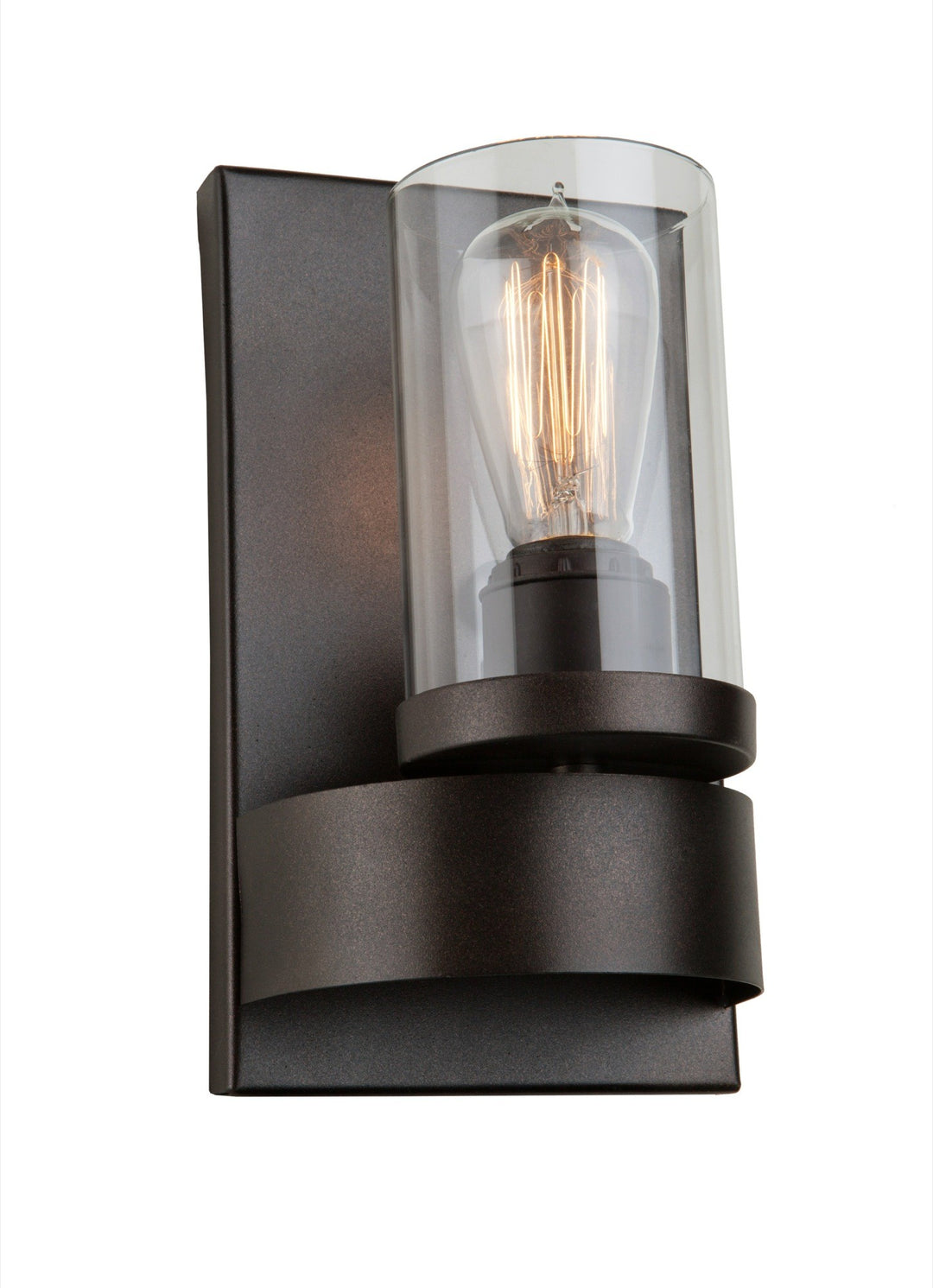 Menlo Park One Light Wall Sconce in Oil Rubbed Bronze - available from The Lighting Shoppe, trusted by Canadian homeowners