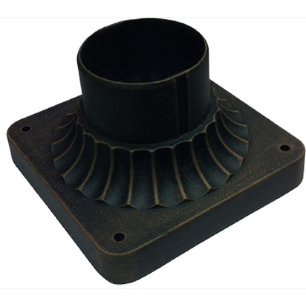Classico Post Fitter Mount in Black - available from The Lighting Shoppe, trusted by Canadian homeowners
