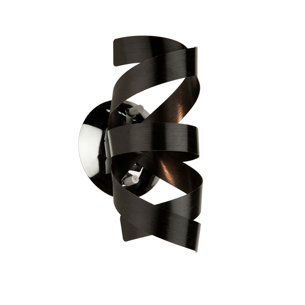 Bel Air One Light Wall Sconce in Metallic Black - available from The Lighting Shoppe, trusted by Canadian homeowners