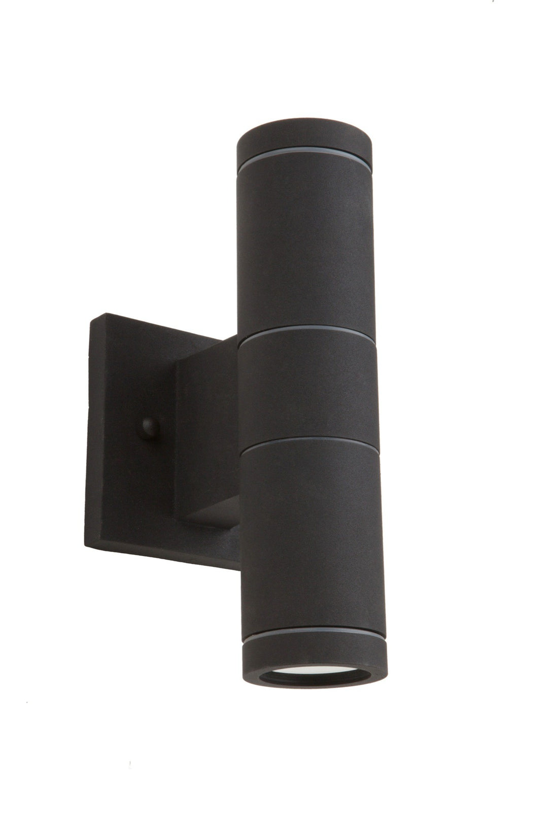 Nuevo Two Light Outdoor Wall Mount in Black - available from The Lighting Shoppe, trusted by Canadian homeowners