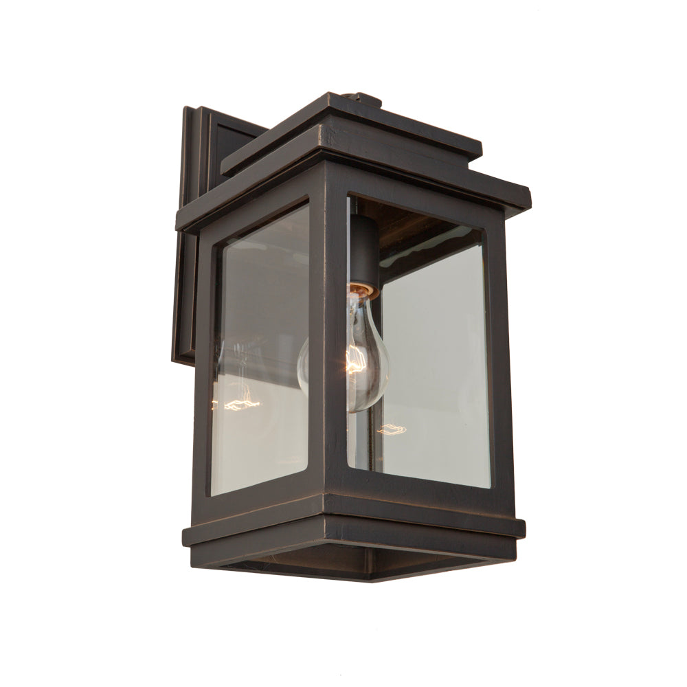 Freemont One Light Outdoor Wall Mount in Oil Rubbed Bronze - available from The Lighting Shoppe, trusted by Canadian homeowners