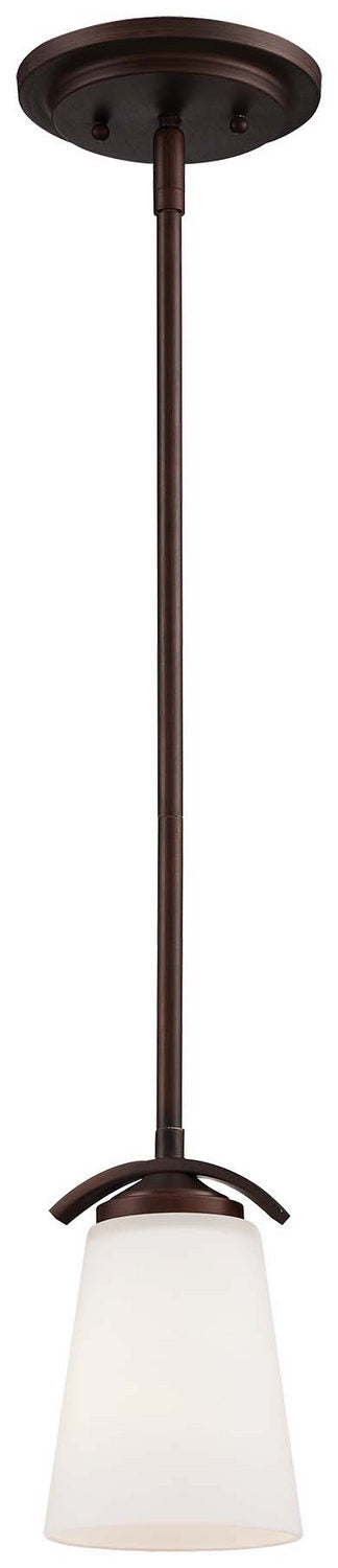 Overland Park One Light Mini Pendant in Vintage Bronze - available from The Lighting Shoppe, trusted by Canadian homeowners