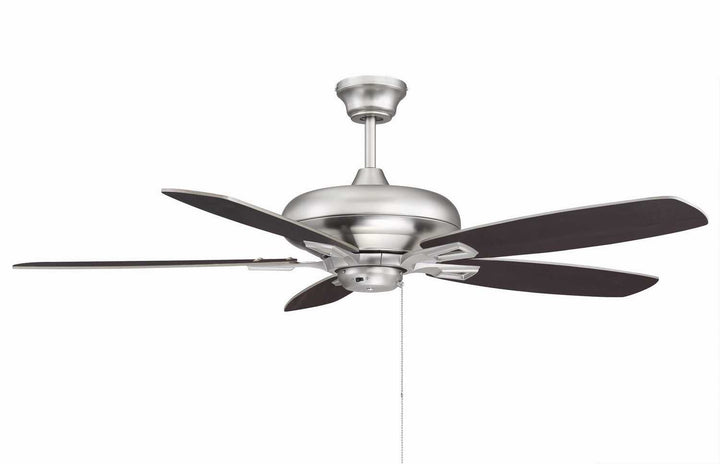 Meridian - M2017BNRV - 52" Ceiling Fan - Mystique - Brushed Nickel