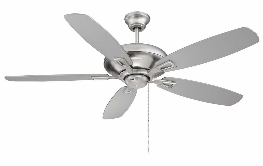 Meridian - M2017BNRV - 52" Ceiling Fan - Mystique - Brushed Nickel