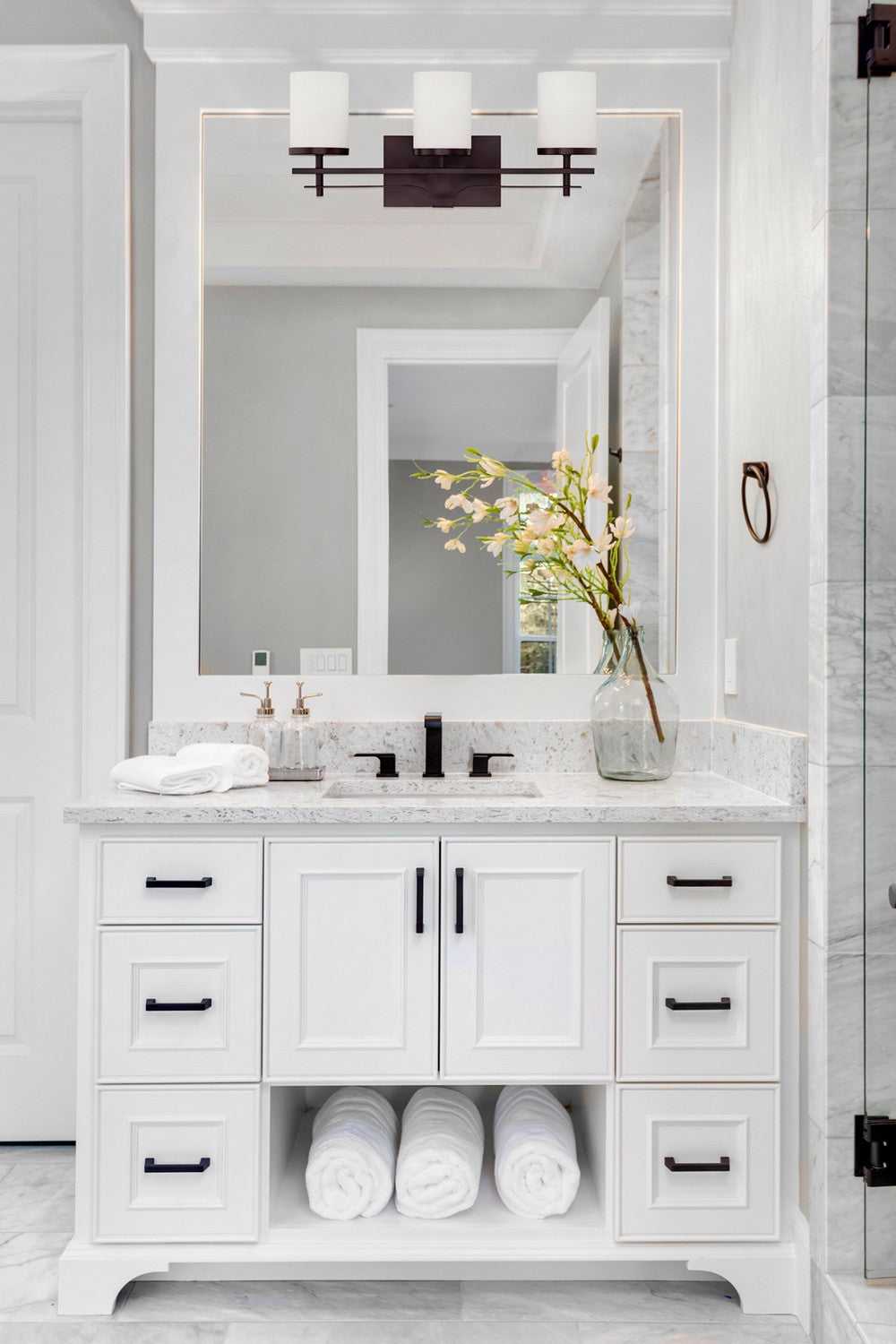 Colton Three Light Bath Bar in English Bronze Savoy House