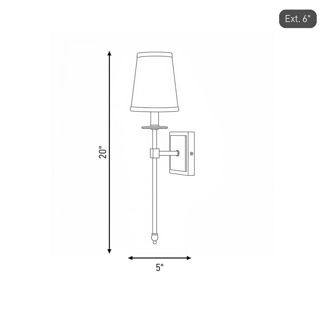Savoy House - 9-302-1-109 - One Light Wall Sconce - Monroe - Polished Nickel