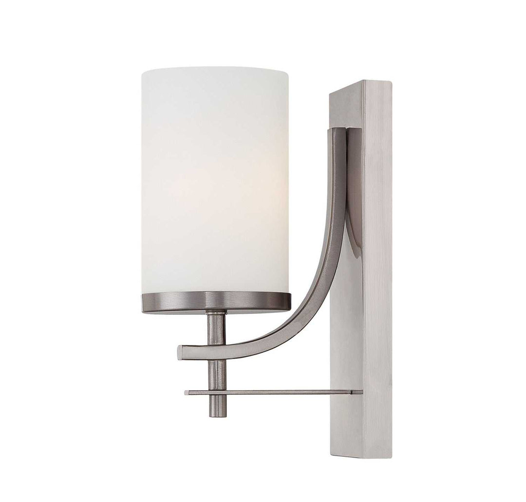 Colton One Light Wall Sconce in Satin Nickel Savoy House