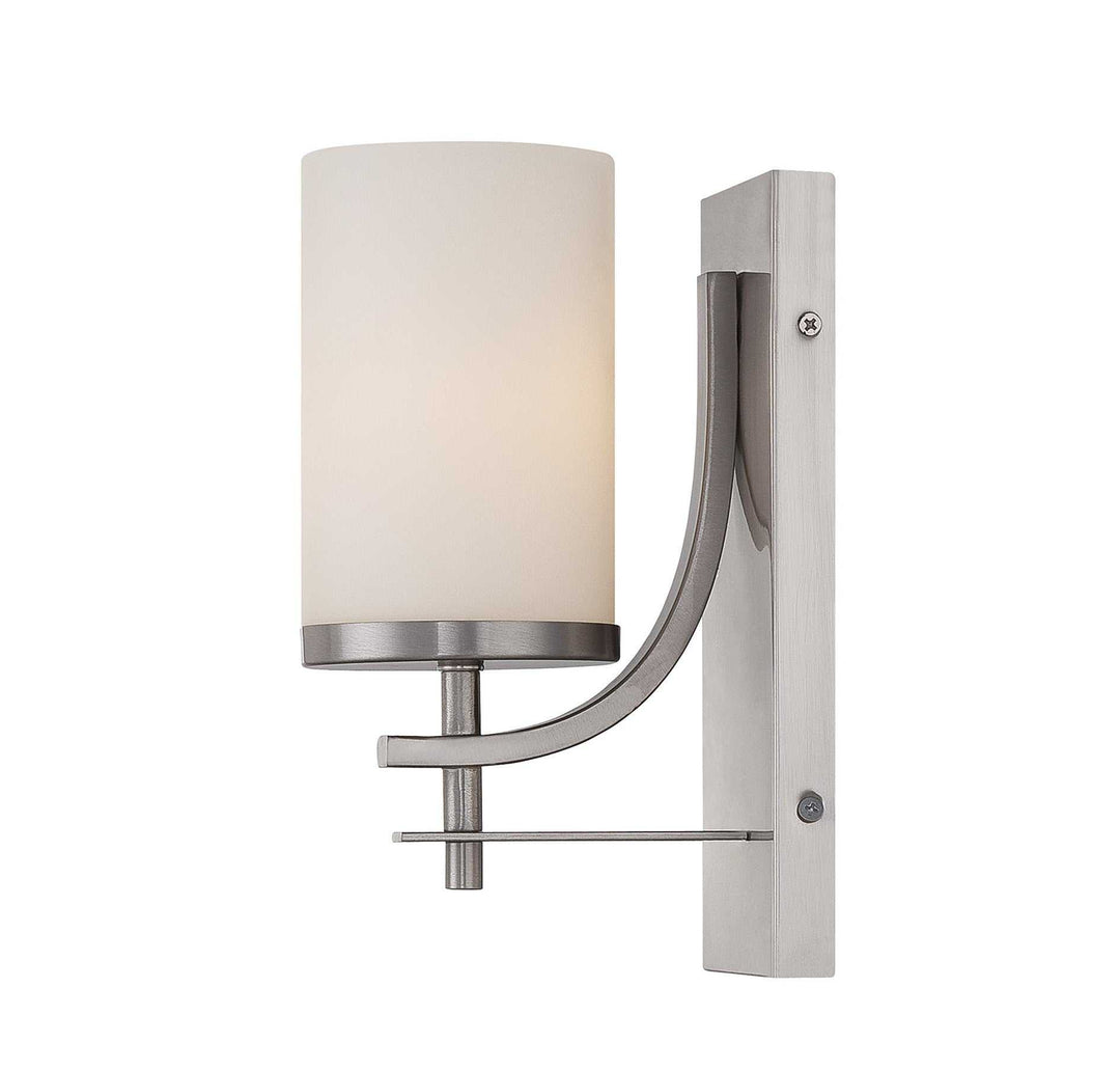 Colton One Light Wall Sconce in Satin Nickel Savoy House